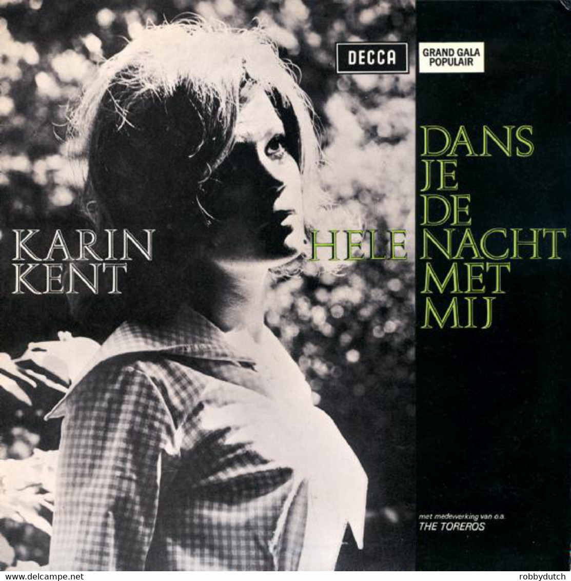 * LP *  KARIN KENT - DANS JE DE HELE NACHT MET MIJ (Holland 1966) - Autres - Musique Néerlandaise