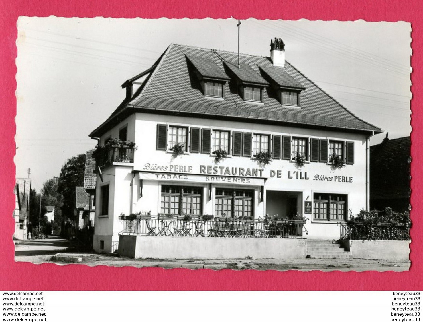 CPSM Petit Modèle (Réf : Y937) EBERSMUNSTER (67 BAS RHIN) Restaurant De L'Ill - Ebersmunster