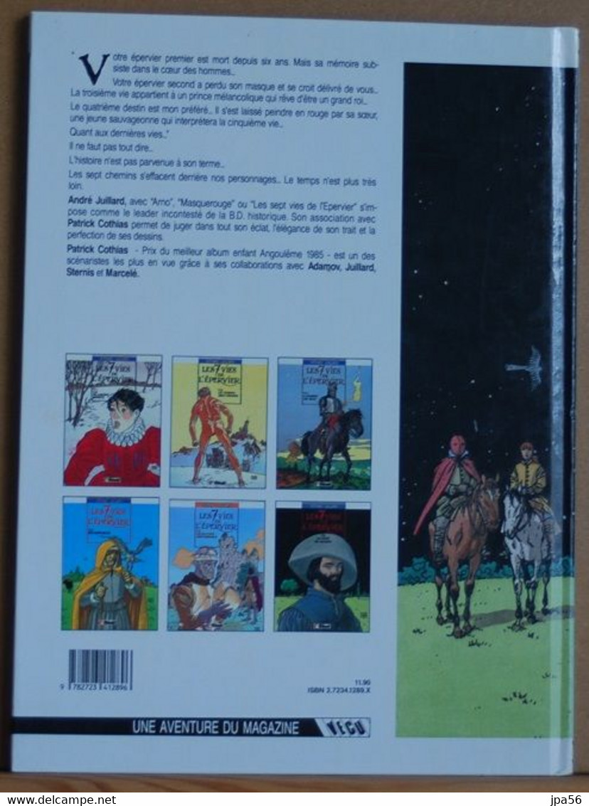 LES 7 VIES DE L'EPERVIER 6 La Part Du Diable - Cothias, Juillard - Glénat - Epervier, L'