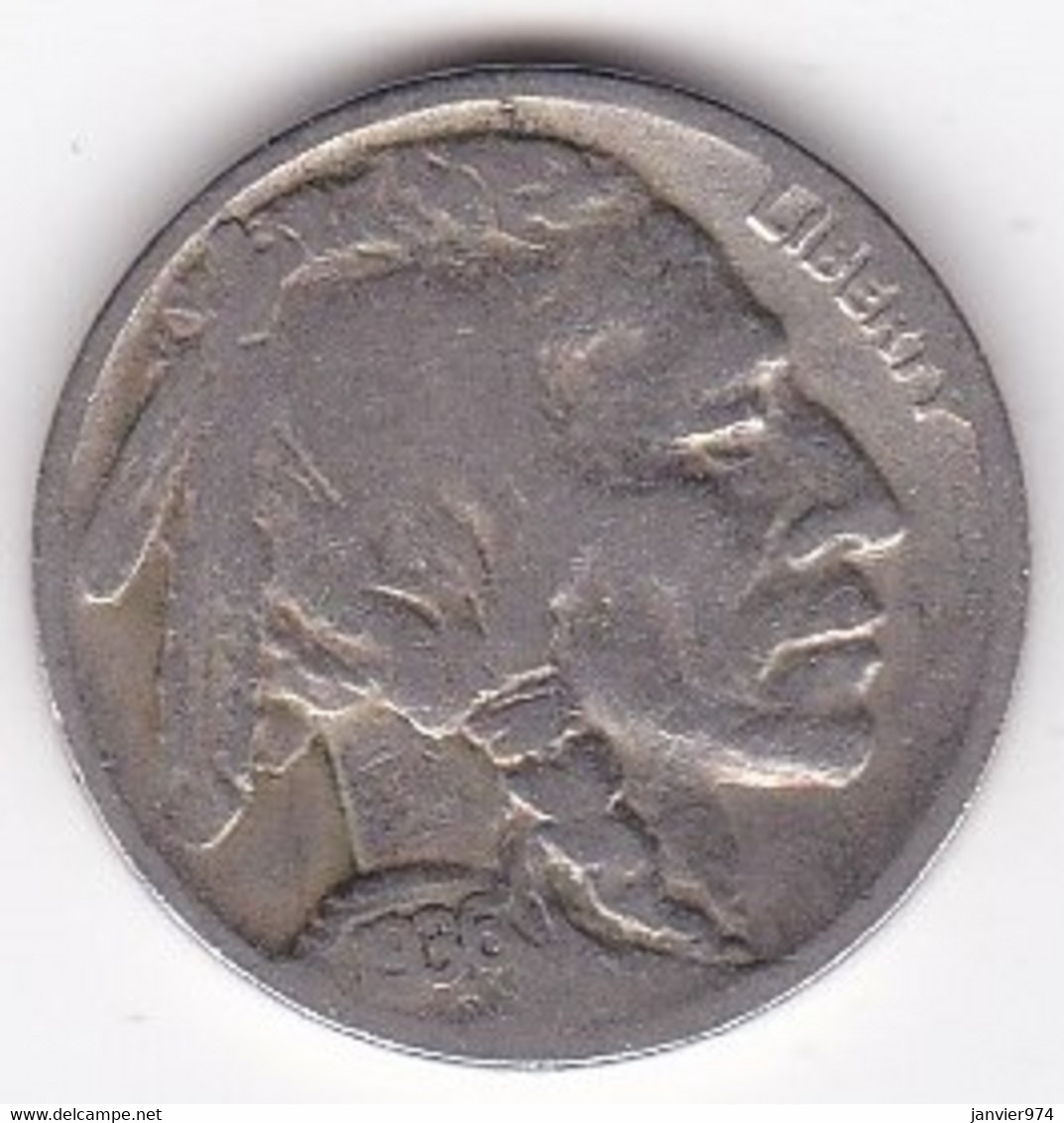 Etats Unis, Five Cents 1936 S San Francisco , Buffalo - 1913-1938: Buffalo