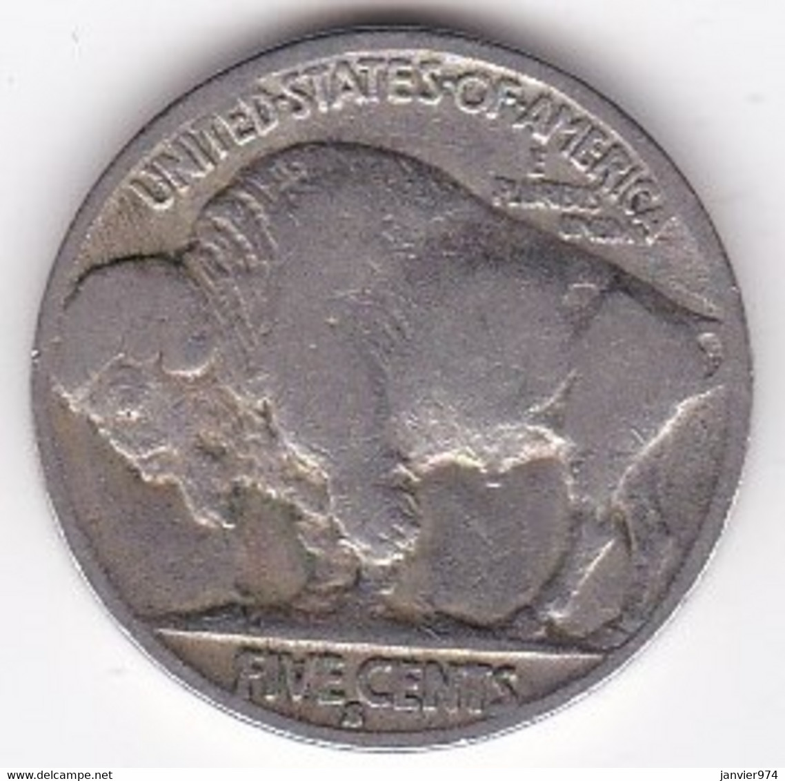 Etats Unis, Five Cents 1936 S San Francisco , Buffalo - 1913-1938: Buffalo