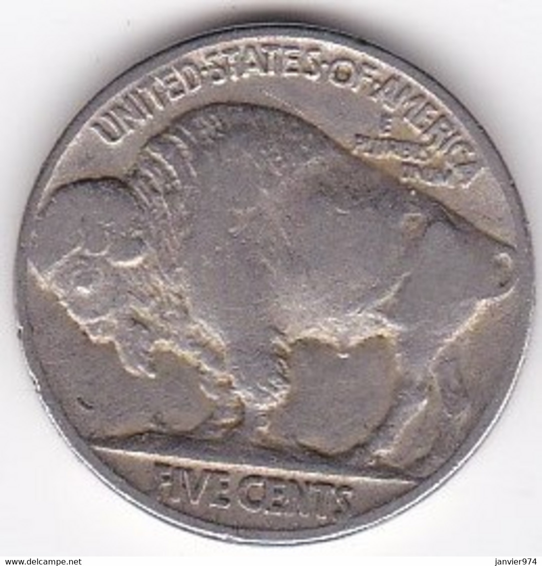 Etats Unis, Five Cents 1935 , Buffalo - 1913-1938: Buffalo