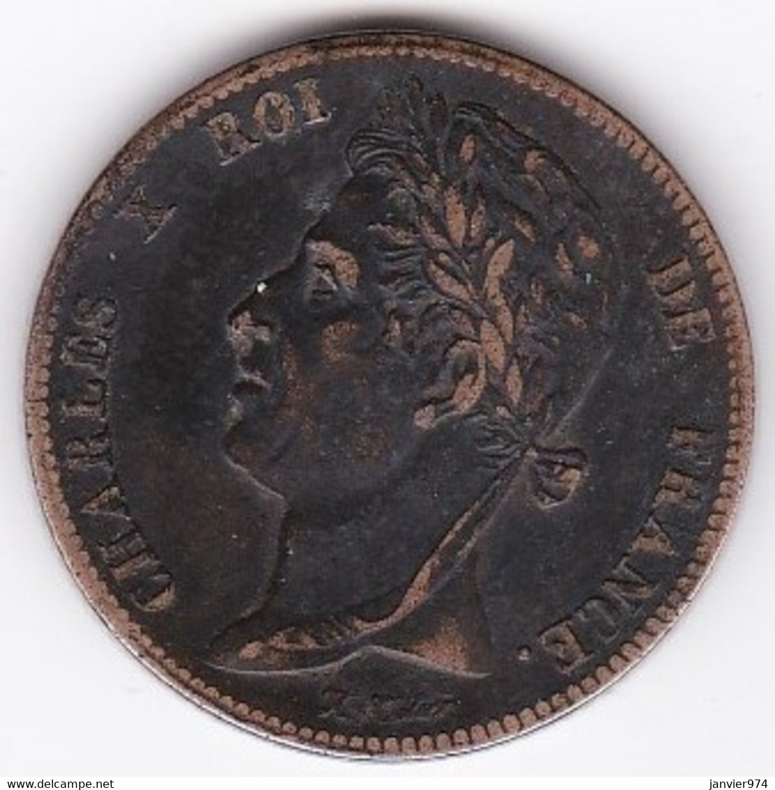 Guyane 5 Centimes 1828 A CHARLES X Colonies Françaises - Guyane Française