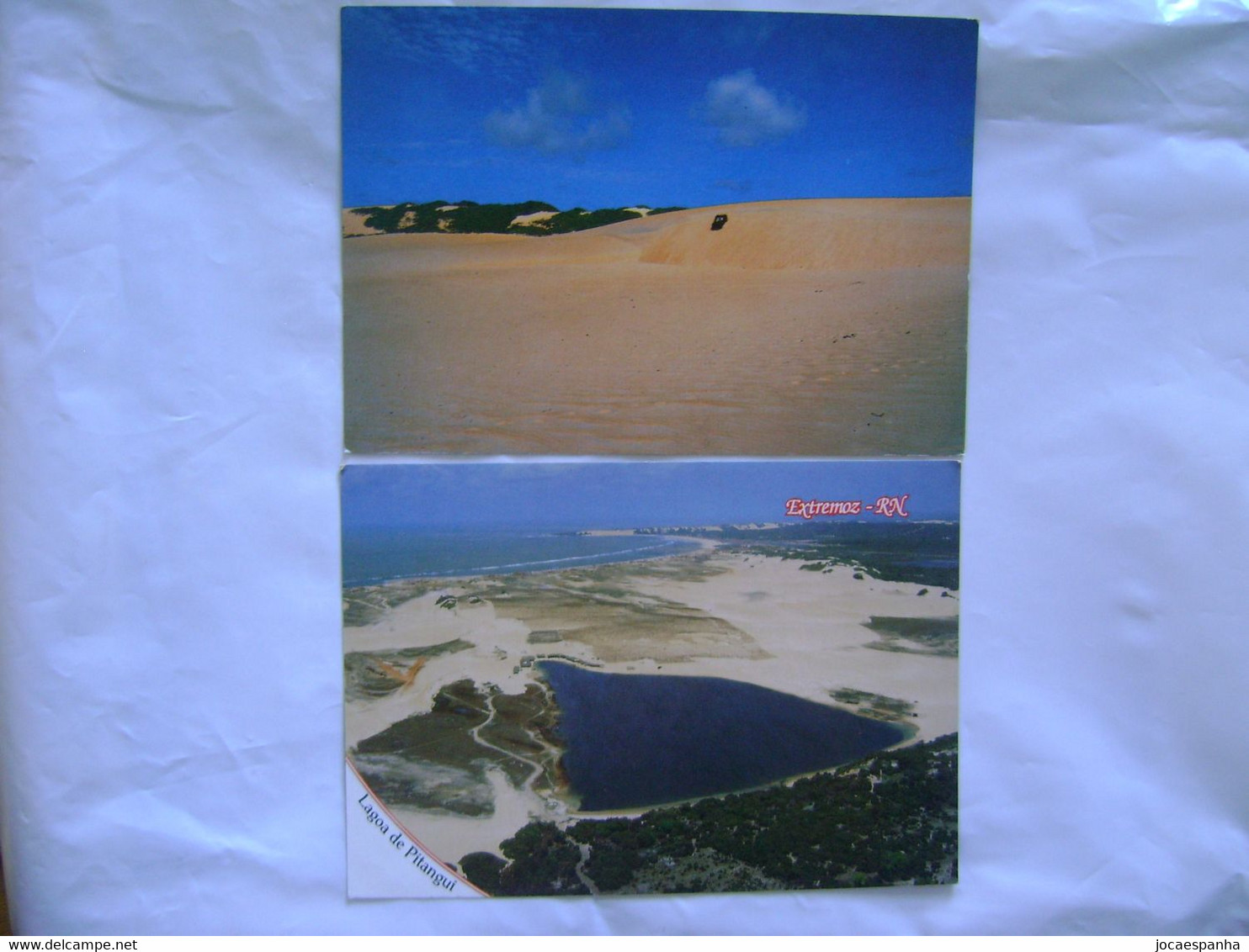 BRAZIL / BRASIL-2 POST CARDS DUNAS AND LAGOA DE PITANGUI IN EXTREMOZ / RN IN 200? IN THE STATE - Natal