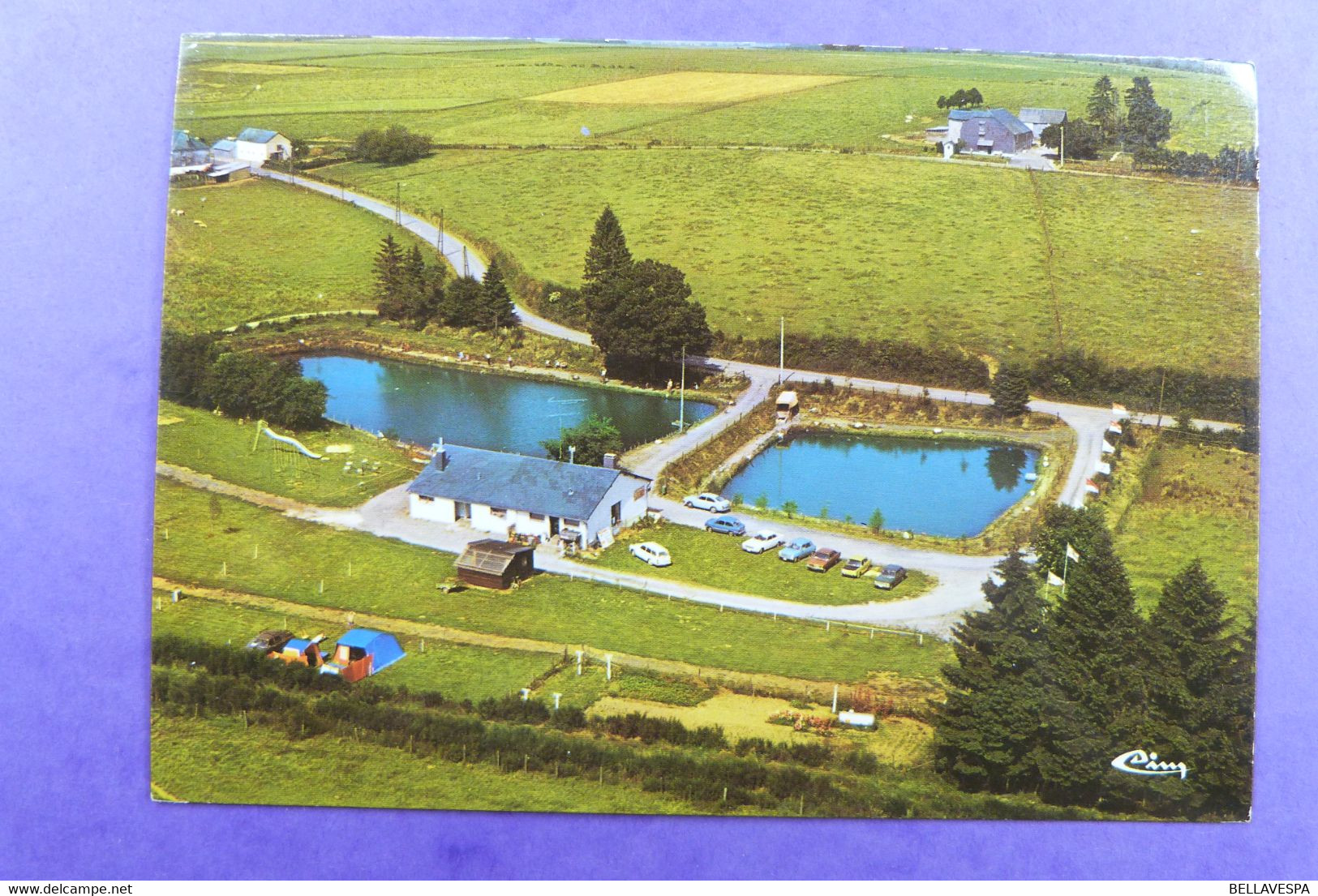 Juseret Lescheret MASHAMBA Camping Pecherie Restaurant Sport D'Hiver. Vue Aerienne - Vaux-sur-Sure