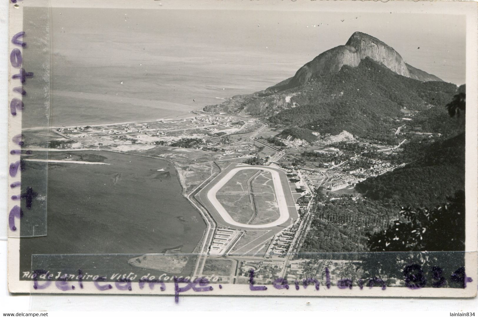 - Brazil - Bresil - RIO DE JANERO - Vista De Corcorado, Aéroporto,  Glacée, Non écrite, Coins Ok, TTBE, Scans. - Rio De Janeiro