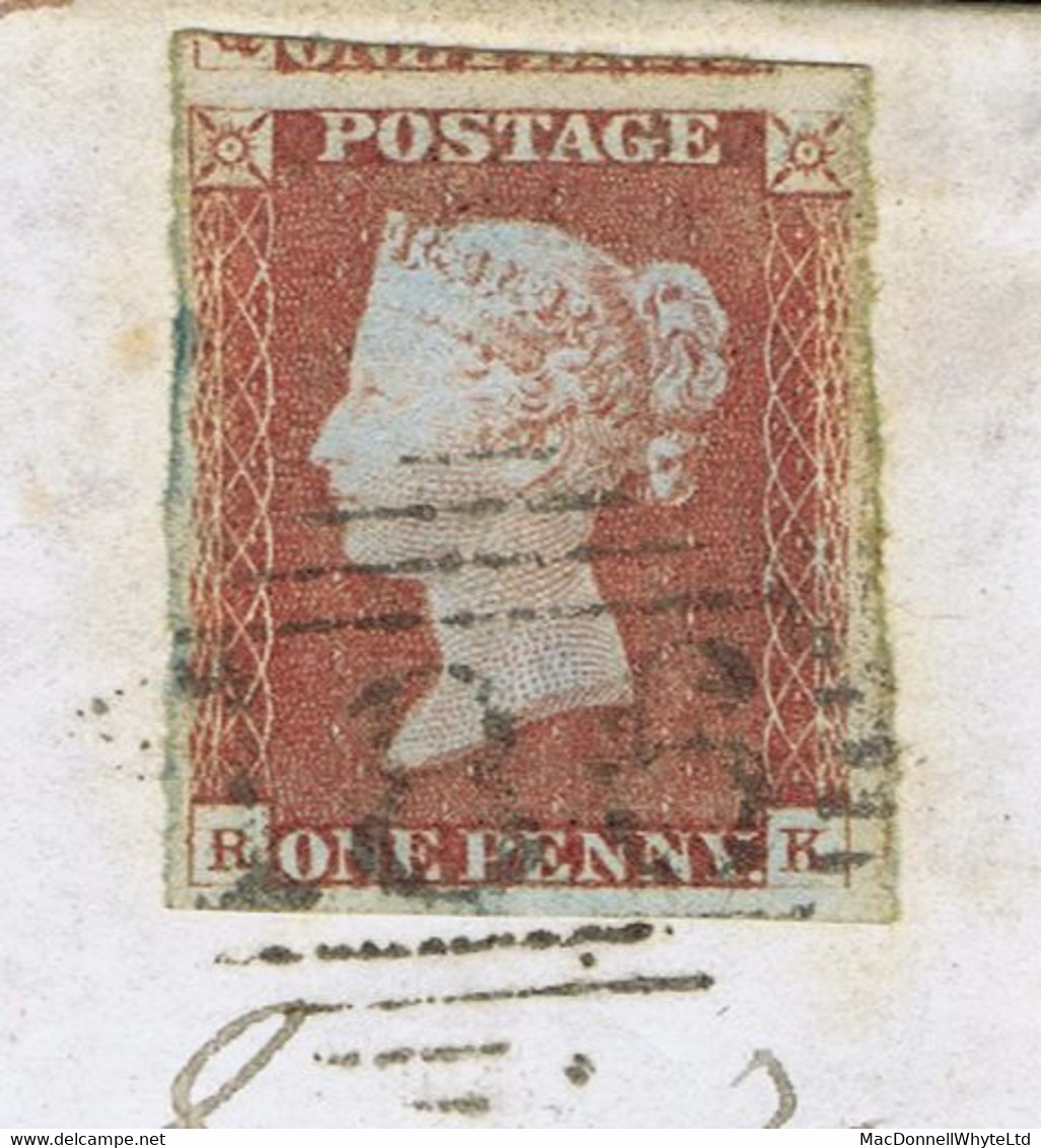 Ireland Cavan 1846 Cover Dublin To Virginia Redirected To Bellananagh With Unframed POST PAID Of Virginia, Ex Field - Préphilatélie