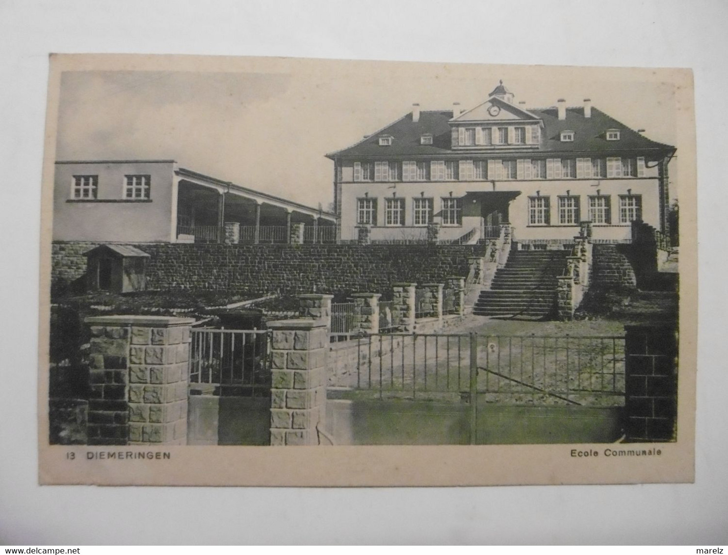 DIEMERINGEN Ecole Communale - Carte Postale Ancienne 67 BAS-RHIN - ALSACE - Diemeringen