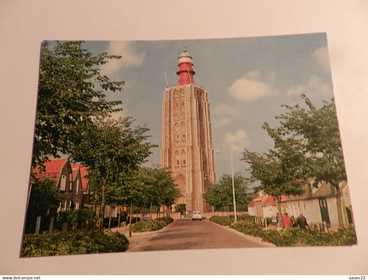Oude Postkaart Van Nederland     -----  Westkapelle  --  Vuurtoren    ----- - Westkapelle