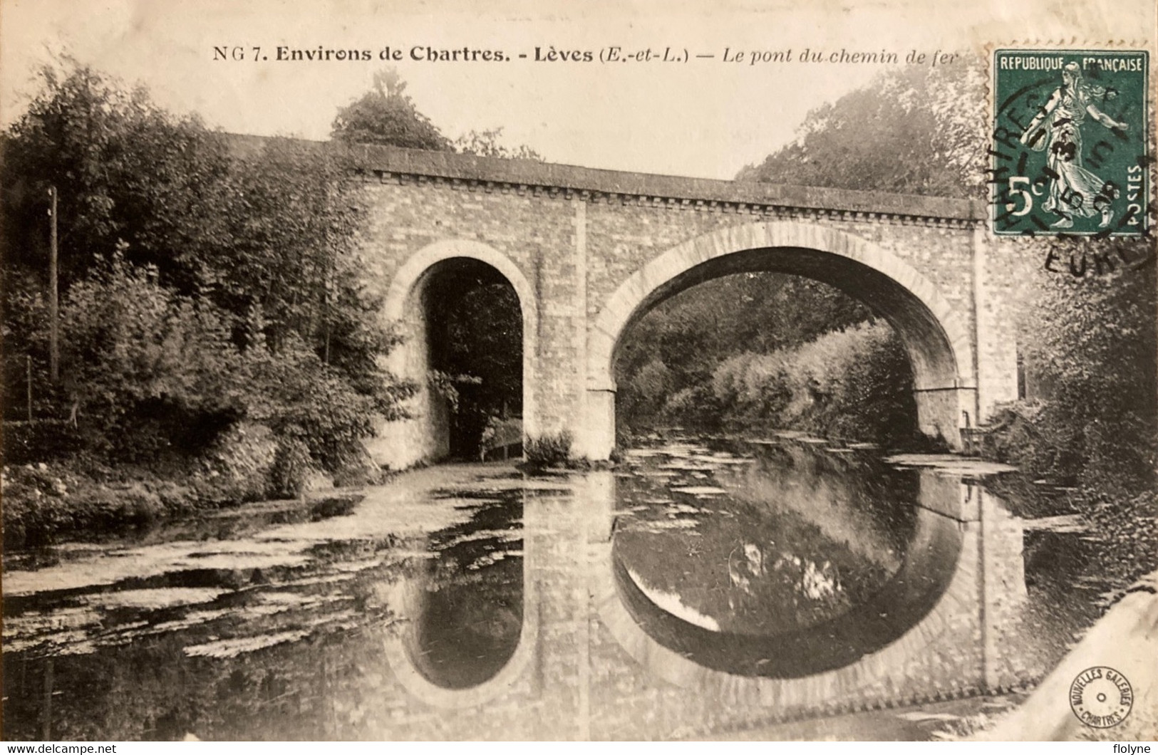 Lèves - Vue Sur Le Pont Du Chemin De Fer - Environs De Chartres - Lèves