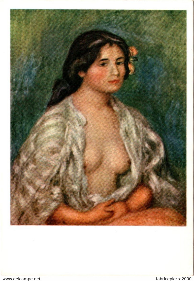 CPM Etats-Unis New-York - Collection Durand-Ruel. Gabrielle à La Chemise Ouverte D'Auguste RENOIR, 1907, TBE - Musées