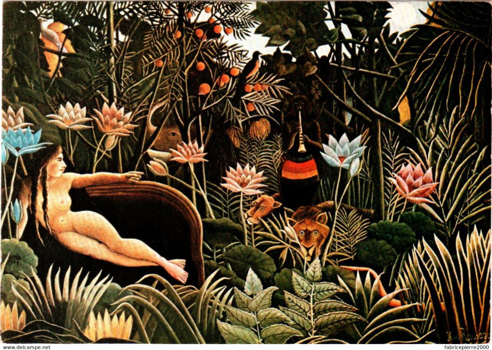 CPM Etats-Unis New-York - Museum Of Modern Art. The Dreal / Le Rêve D'Henri Le Douanier ROUSSEAU 1910, TBE - Museen