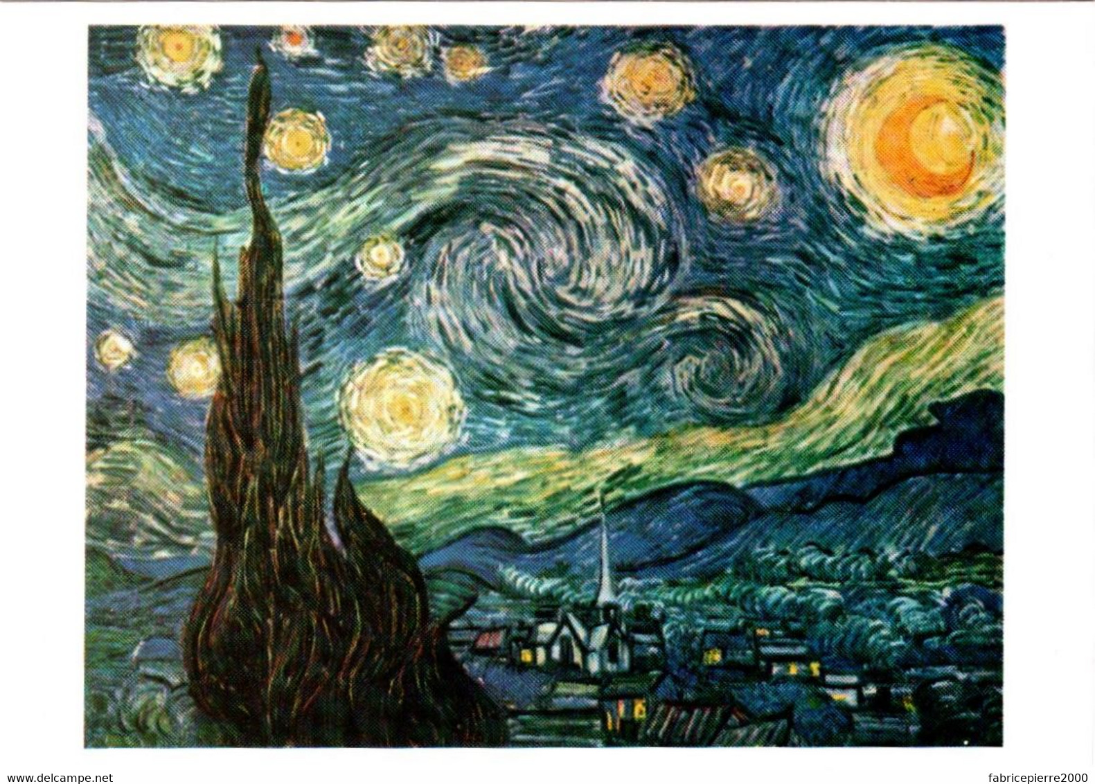 CPM Etats-Unis New-York - Museum Of Modern Art. The Starry Night / La Nuit étoilée De Vincent VAN GOGH 1889, TBE - Museen