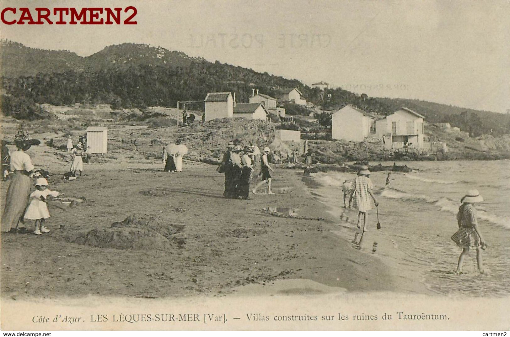 LES LEQUES-SUR-MER VILLAS CONSTRUITES SUR LES RUINES DU TAUROËNTUM PLAGE 83 VAR - Les Lecques