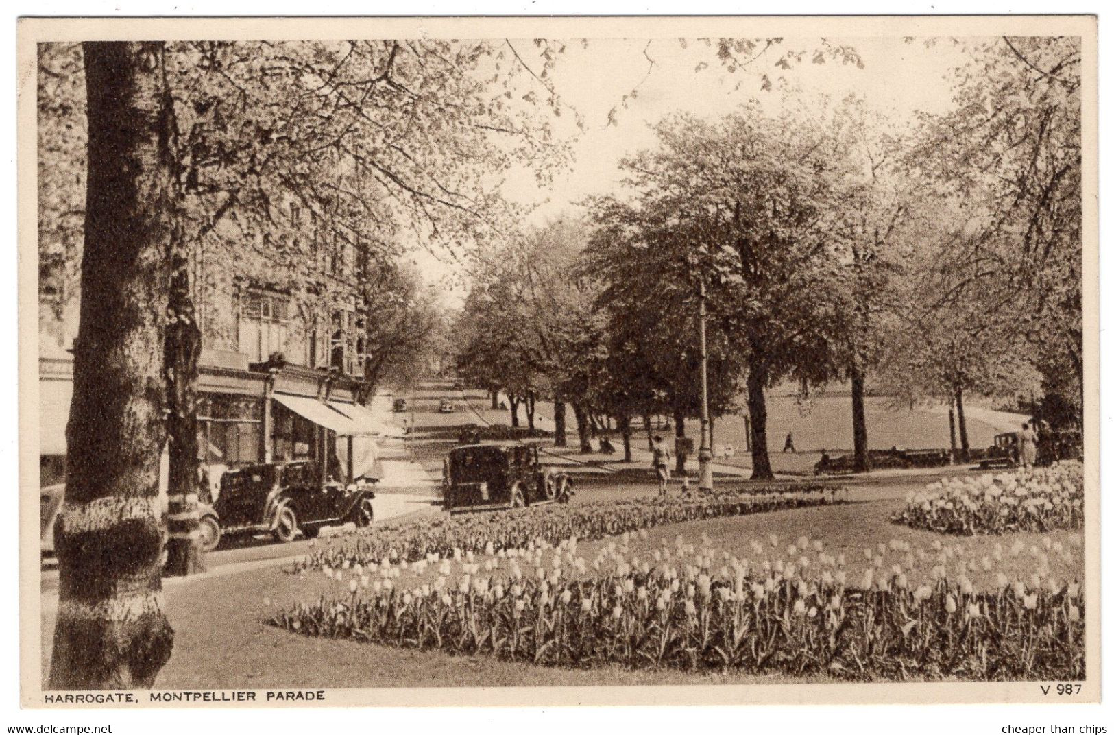 HARROGATE - Montpelier Parade - Photochrom V 987 - Harrogate