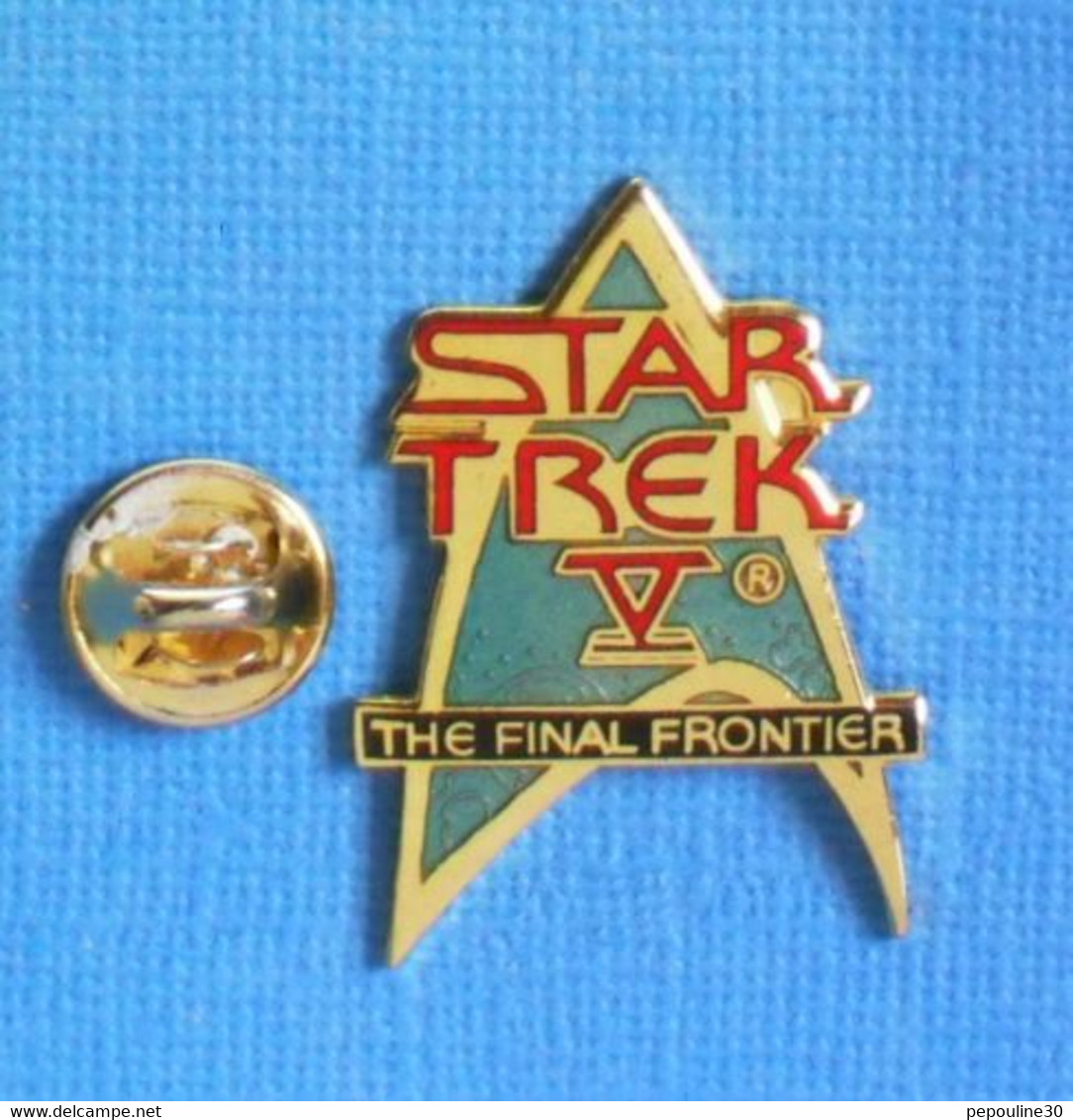 1 PIN'S //  ** FILM / STAR TREK V® / L'ULTIME FRONTIÈRE ** . (©&® 1989 P.P.C).