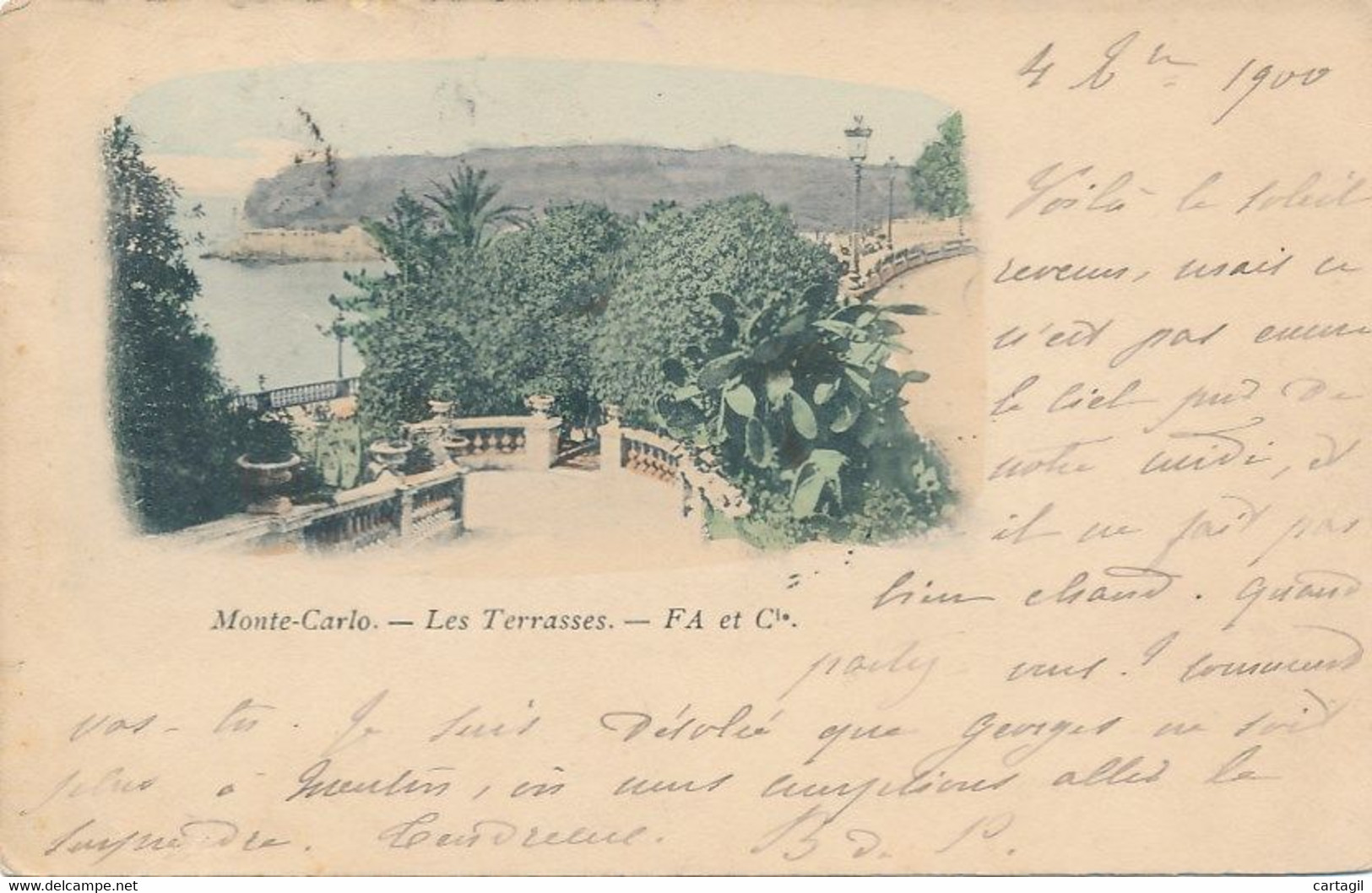 CPA (précurseur 1900)-18075 -Monaco -Monte Carlo--Les Terrasses   -Envoi Gratuit - Le Terrazze