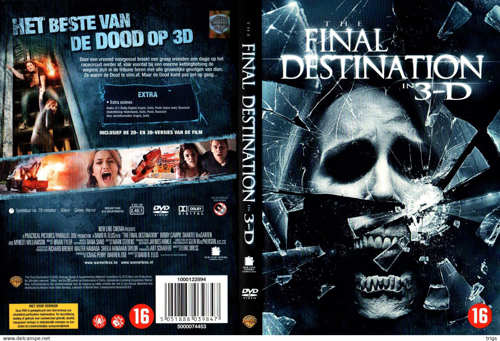 DVD - The Final Destination (2 DISCS: 2D & 3D) - Horreur