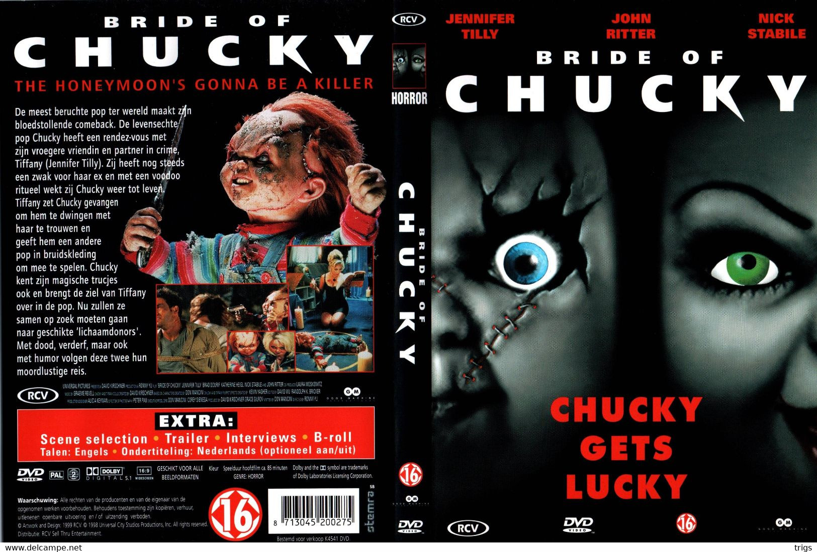 DVD - Bride Of Chucky - Horror