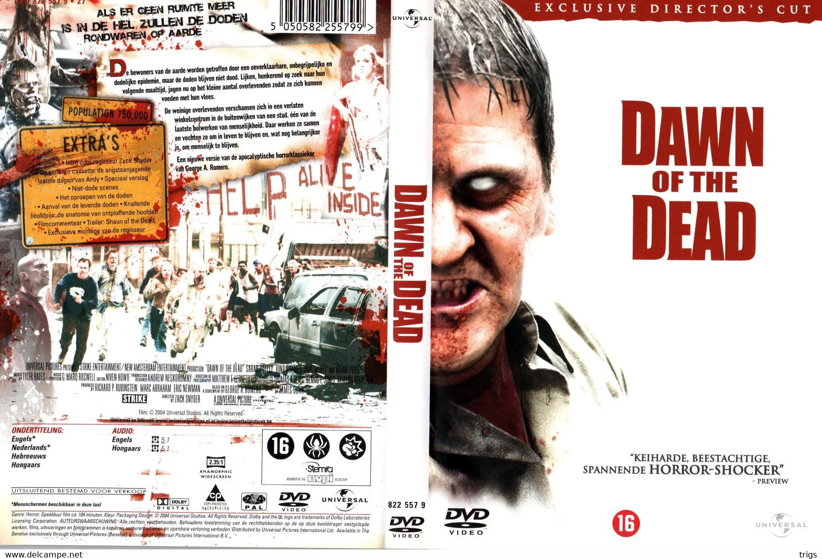 DVD - Dawn Of The Dead - Horreur