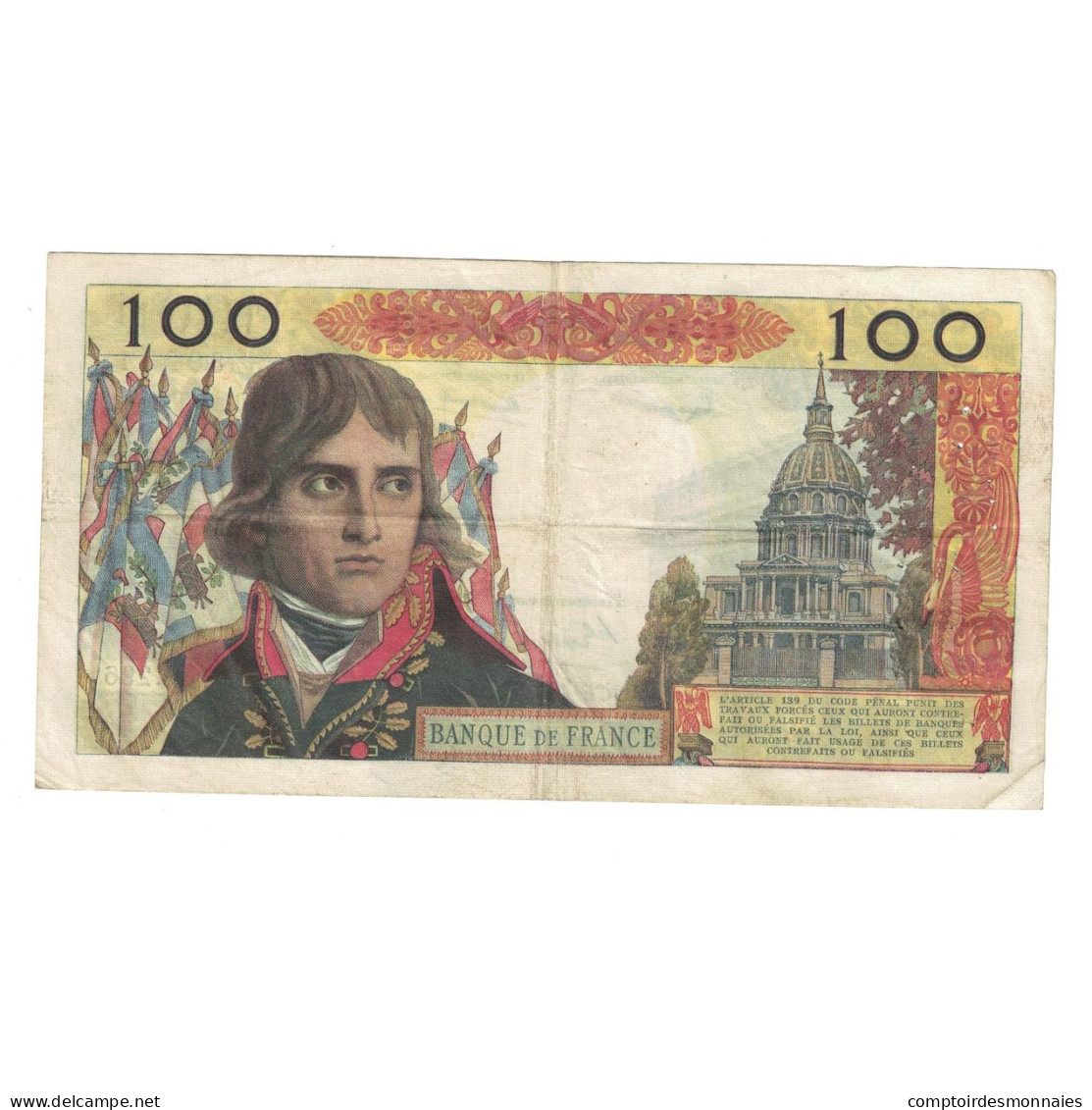 France, 100 Nouveaux Francs, Bonaparte, 1964, W296, TB+, Fayette:59.26, KM:144a - 100 NF 1959-1964 ''Bonaparte''