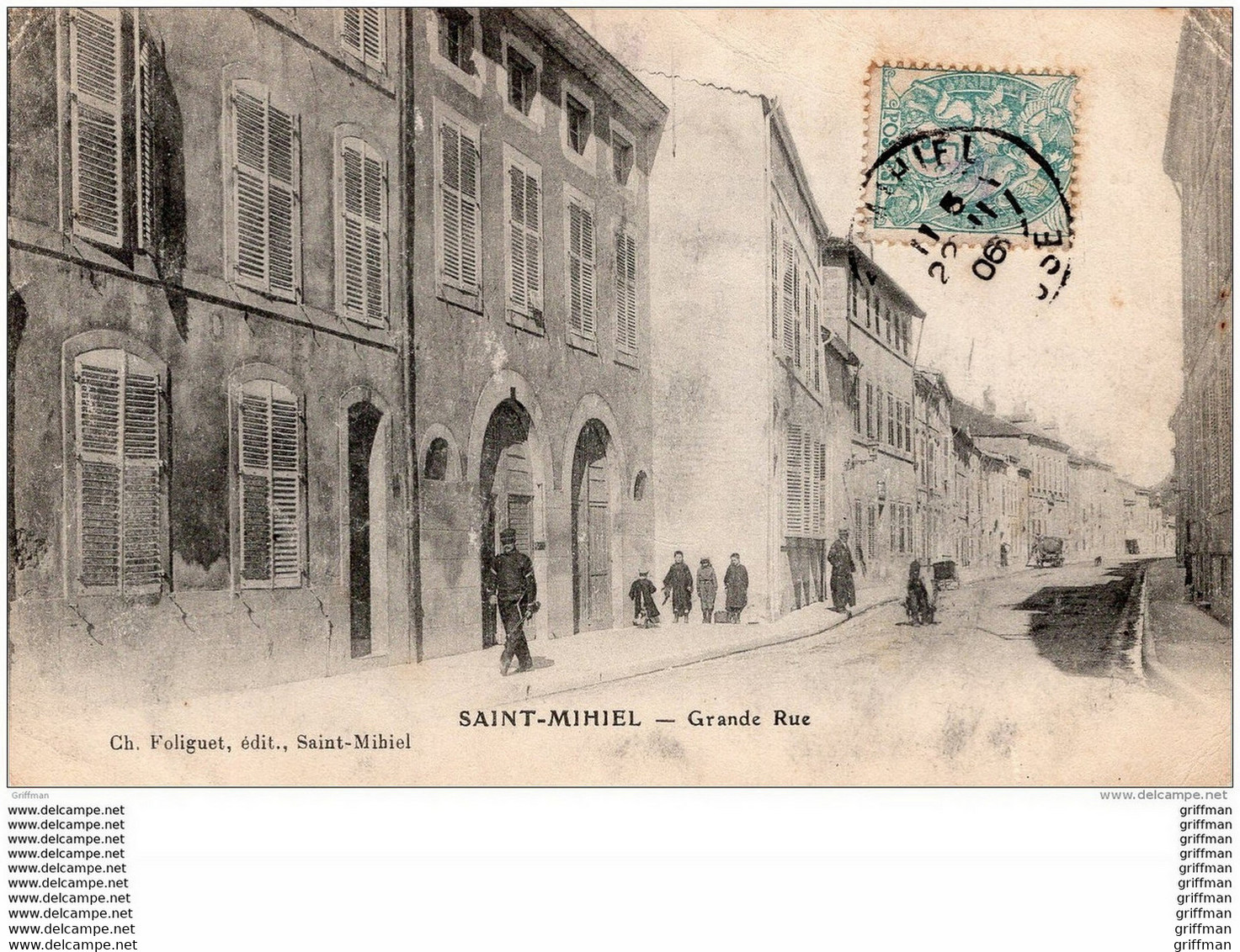 SAINT MIHIEL GRANDE RUE 1906 - Saint Mihiel