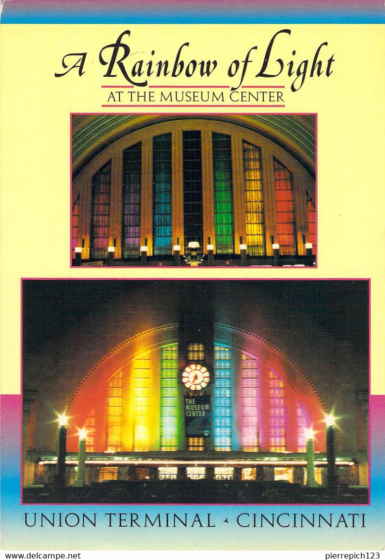 Cincinnati - Le Museum Center - Arc En Ciel De Lumière - Multivues - Cincinnati