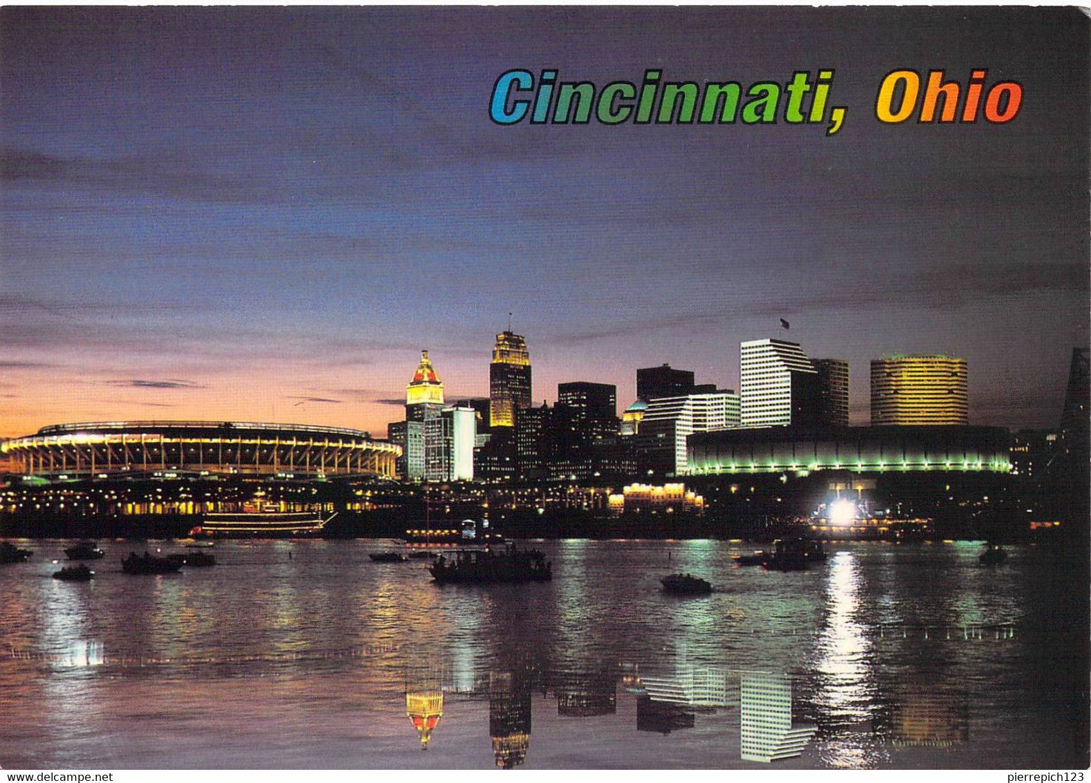 Cincinnati - Vue Nocturne Sur La Ville - Cincinnati