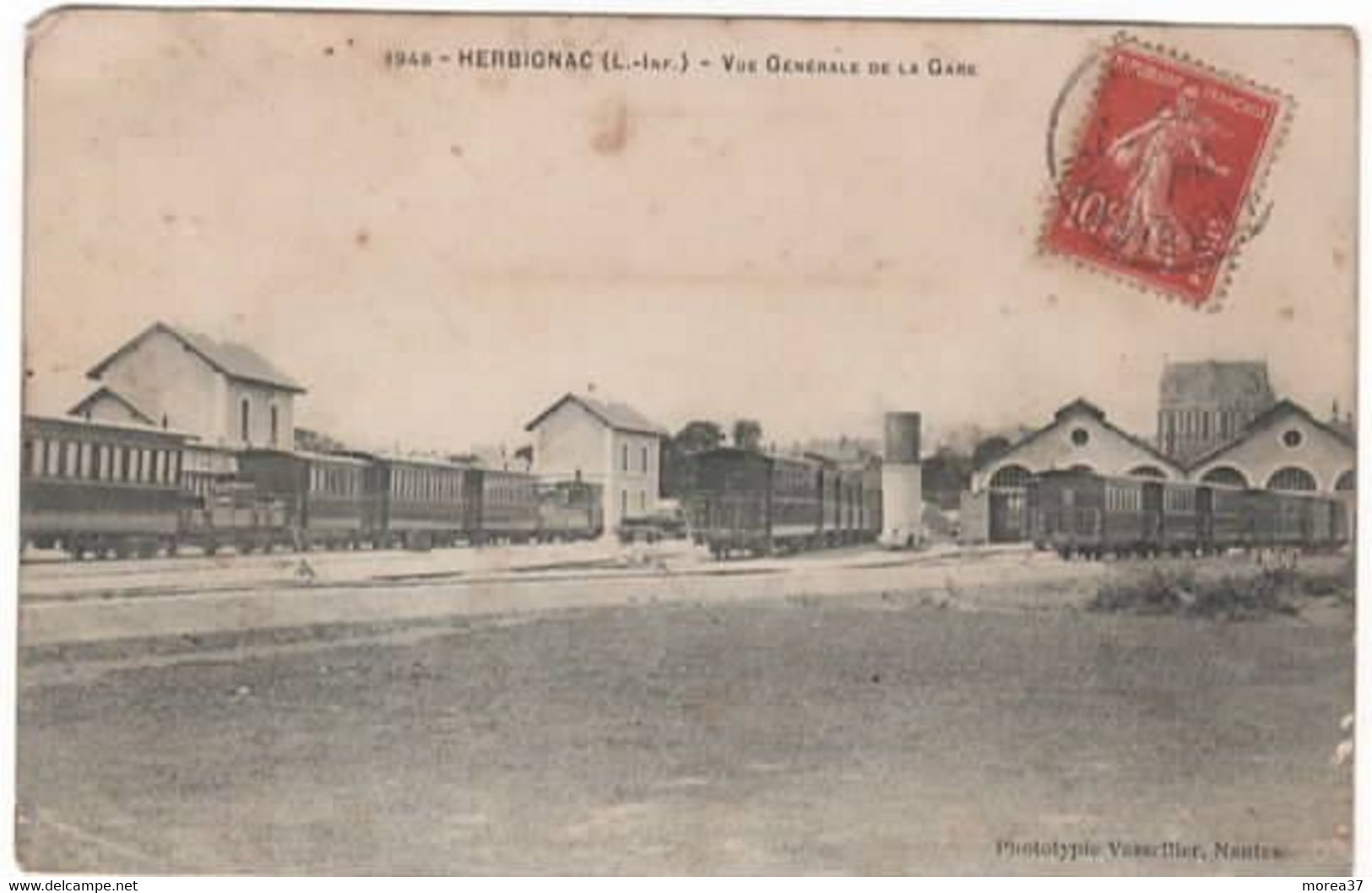 HERBIGNAC Vue Générale De La Gare - Herbignac