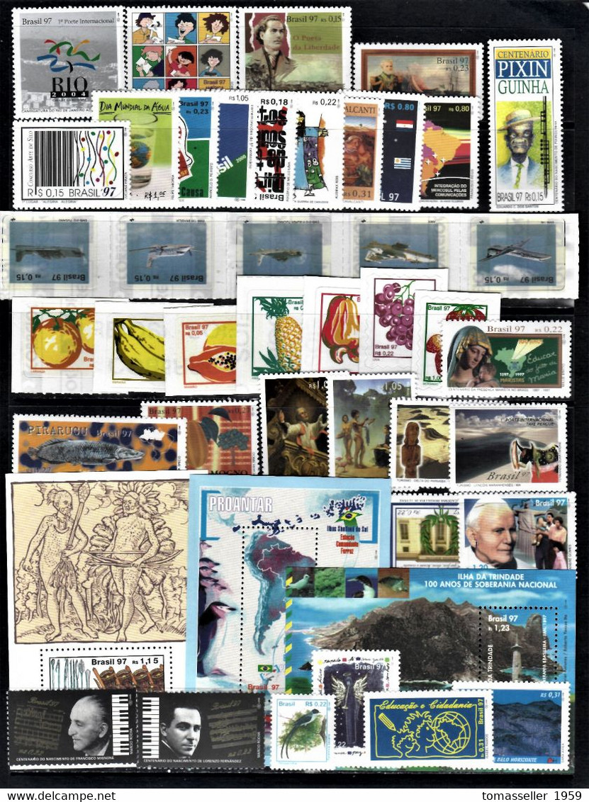 Brazil-13!! Years Sets(1994-2003)+(2005-2007).Almost 340 Issues.MNH - Annate Complete