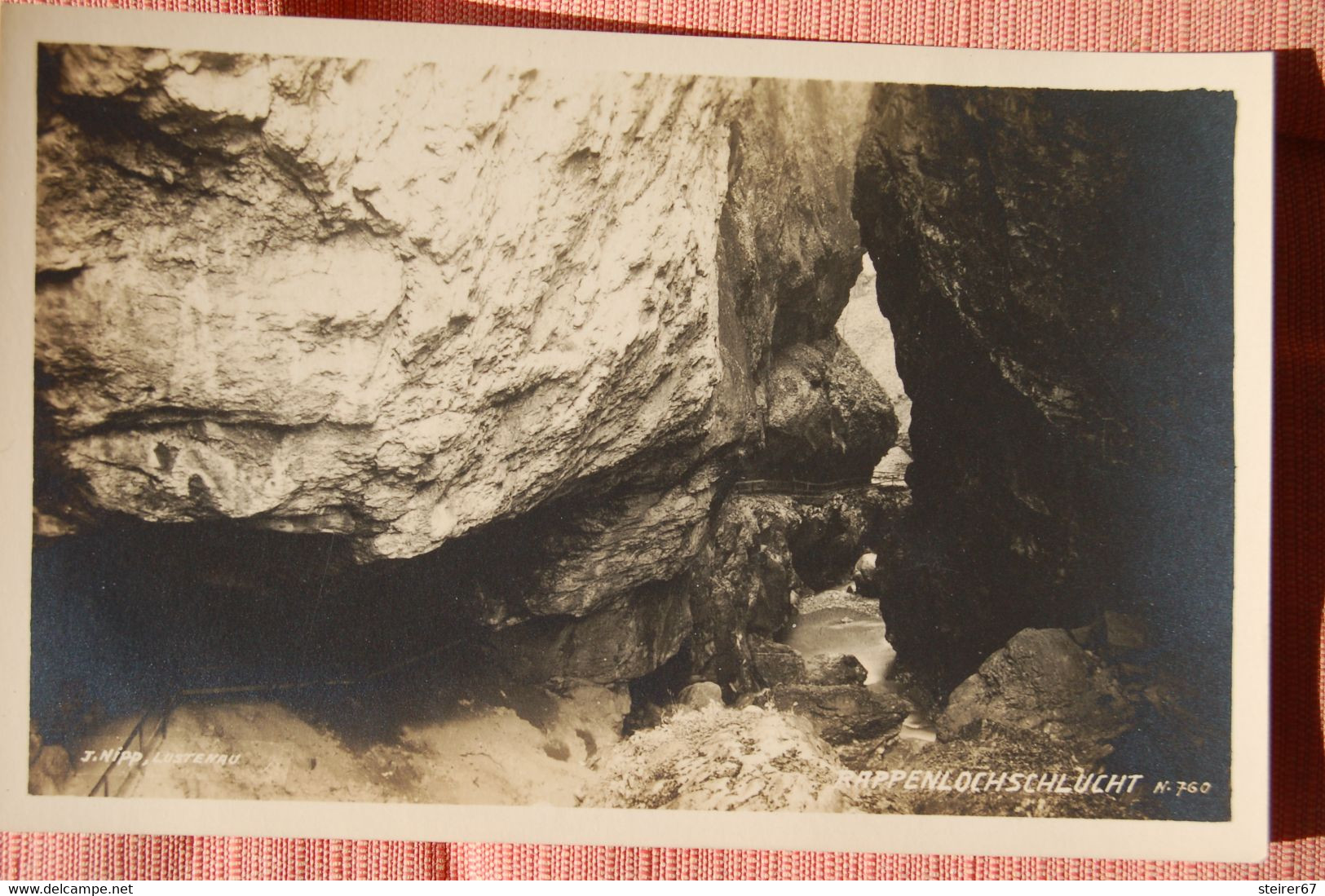 2 AK Dornbirn, Rappenlochschlucht /-Wasserfall - Dornbirn