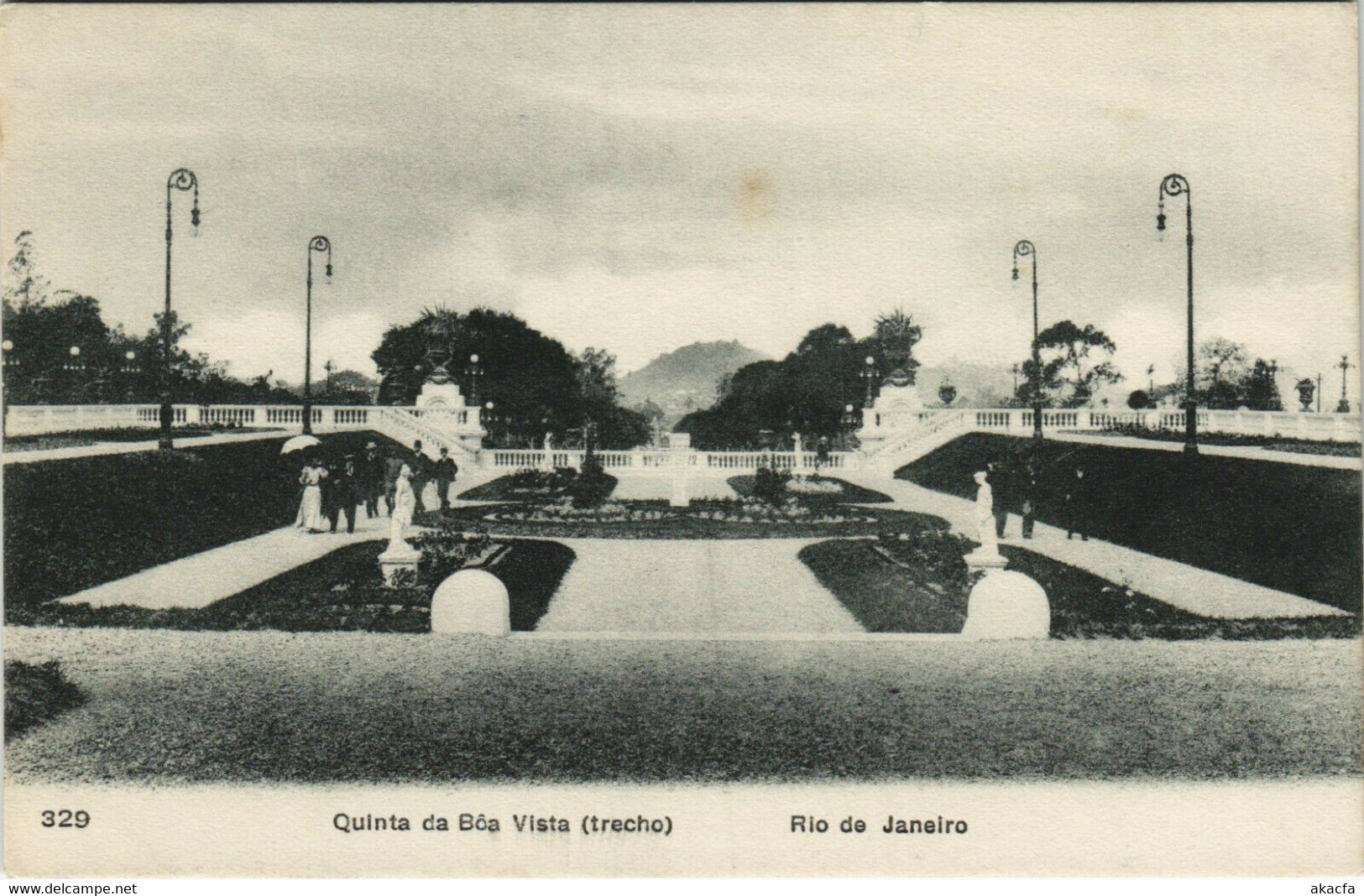 PC BRAZIL, RIO DE JANEIRO, QUINTA DA BOA VISTA, Vintage Postcard (b36252) - Boa Vista