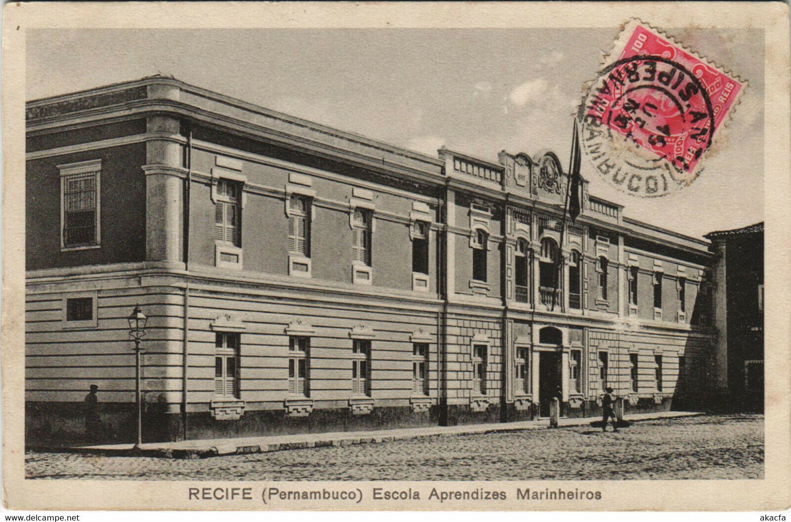 PC BRAZIL, RECIFE, ECOLA APRENDIZES MARINHEIROS, Vintage Postcard (b36471) - Recife