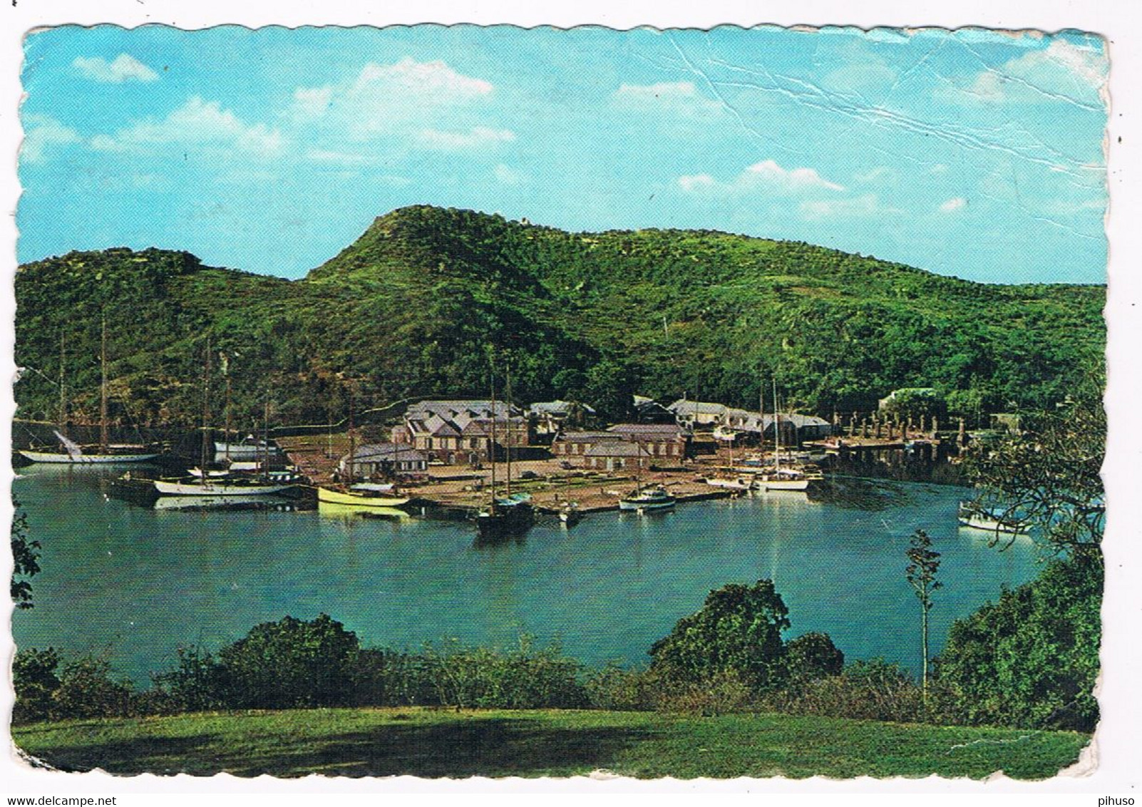 ANT-4   ANTIGUA : Nelson's Dockyard From Clarence House - Antigua En Barbuda