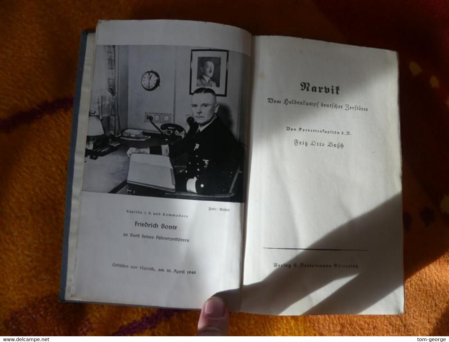 "Vom Heldenkampf Deutscher Zerstörer", Antiquarisches Buch 1940, 408 Seiten, Besterhaltung. - 5. Guerres Mondiales