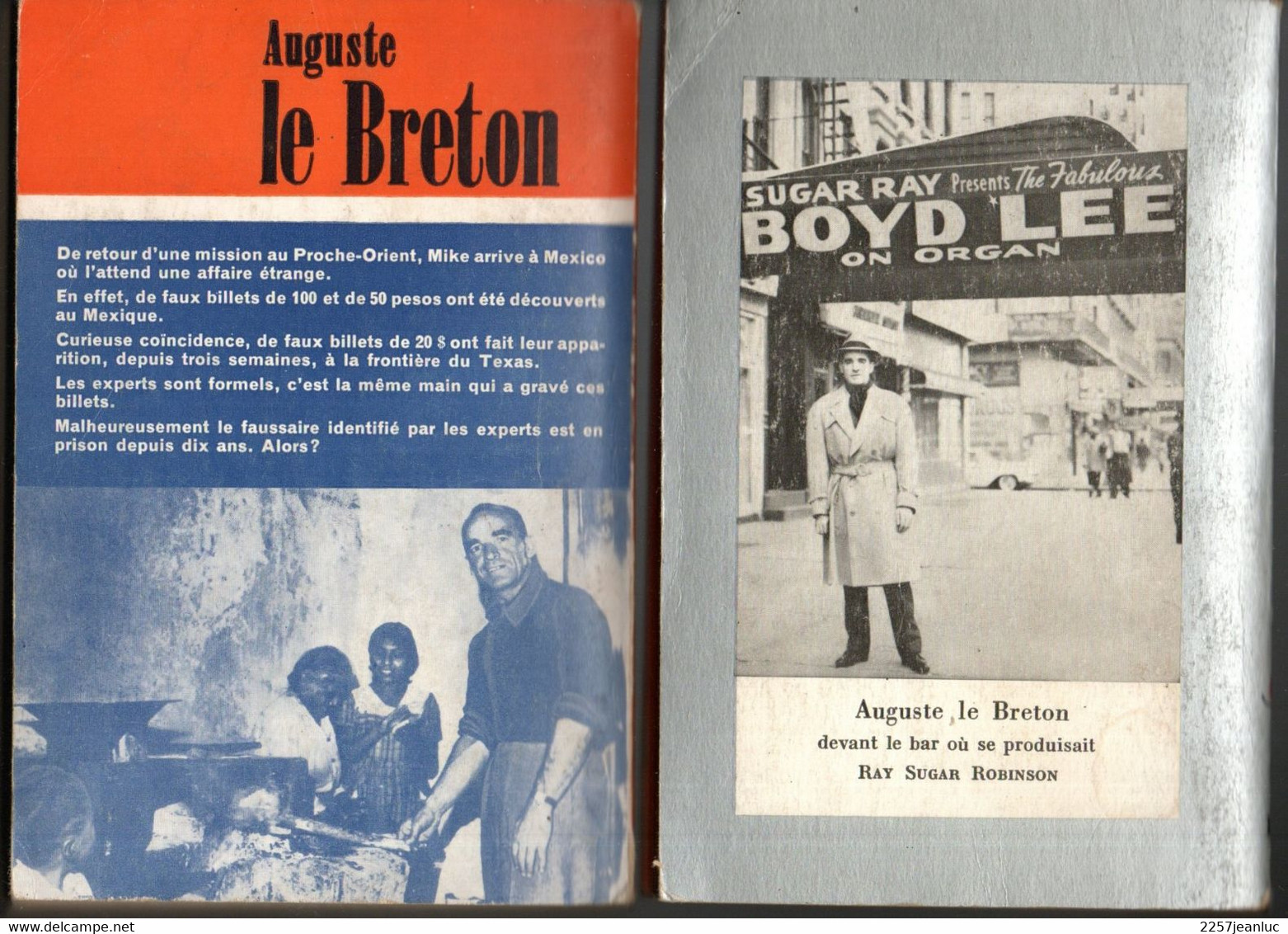 2 Romans De Auguste Le Breton Du Rififi à New York & Au Mexique  - Presses  De La Cité 1962 Et 1963 - Presses De La Cité