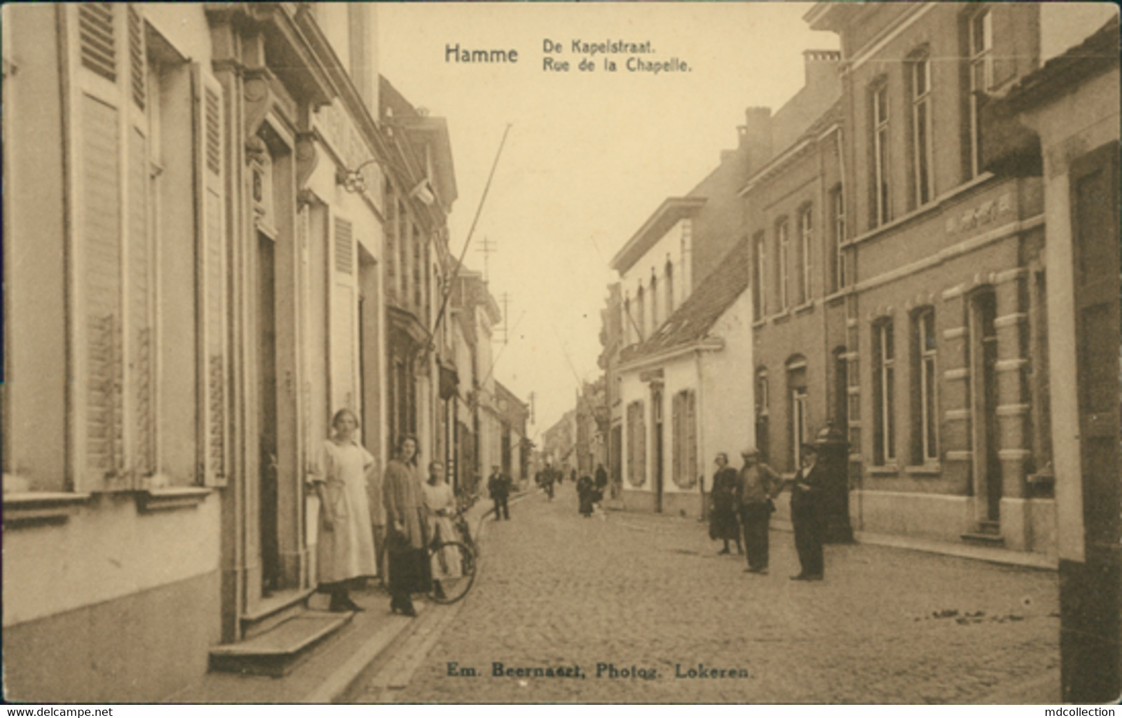 BE BAZEL WAAS / Rue De La Chapelle / CARTE ANIMEE - Hamme