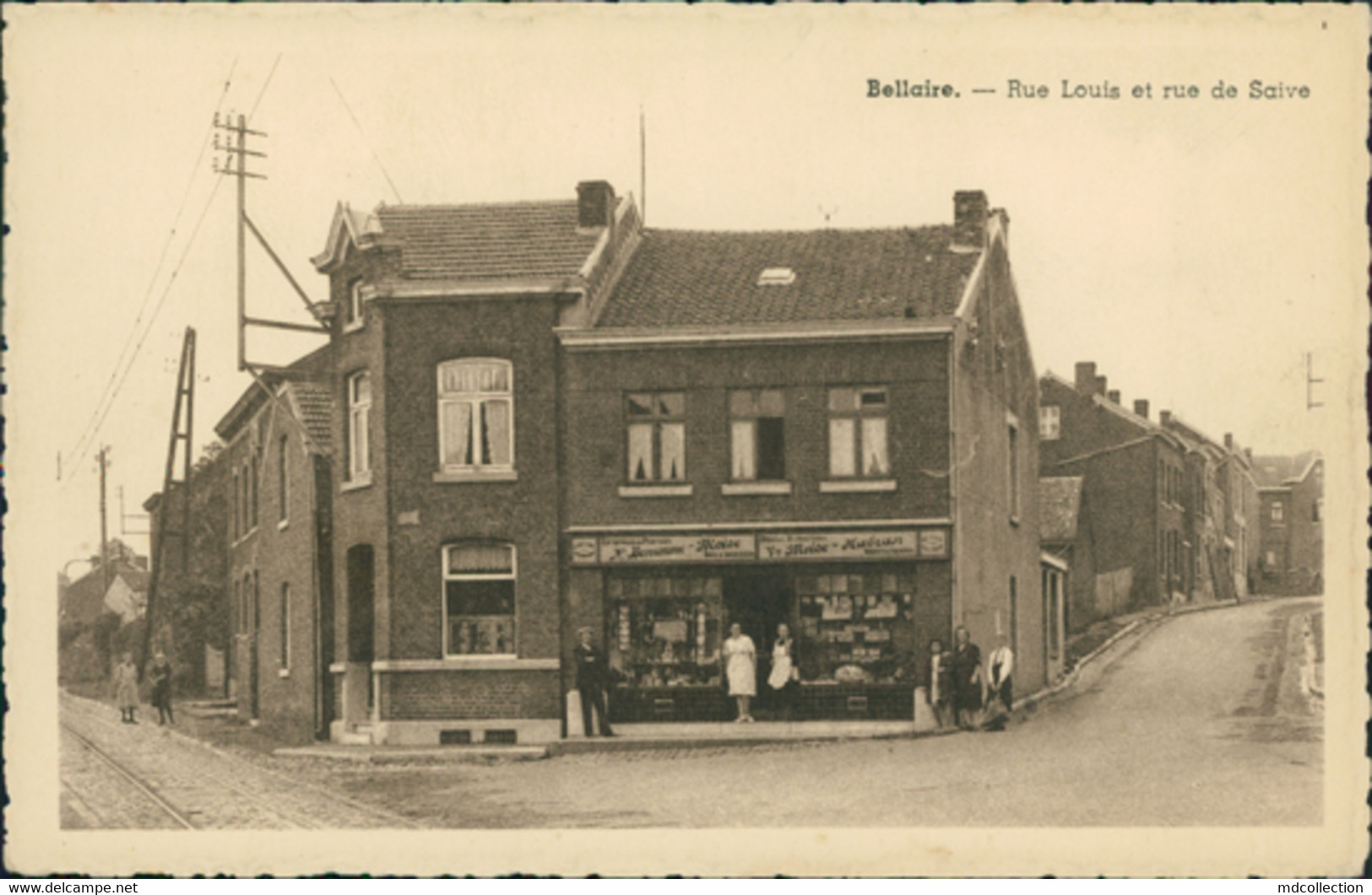 BE BEYNE HEUSAY / Rue Louis Et Rue De Saive / CARTE ANIMEE - Beyne-Heusay