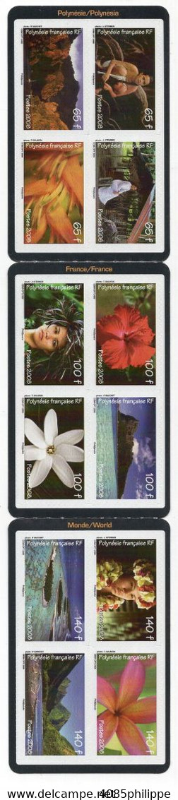 Polynésie Timbres Poste N° 844 à 855 Carnet Neuf Complet TB Cote : 28€00 - Markenheftchen