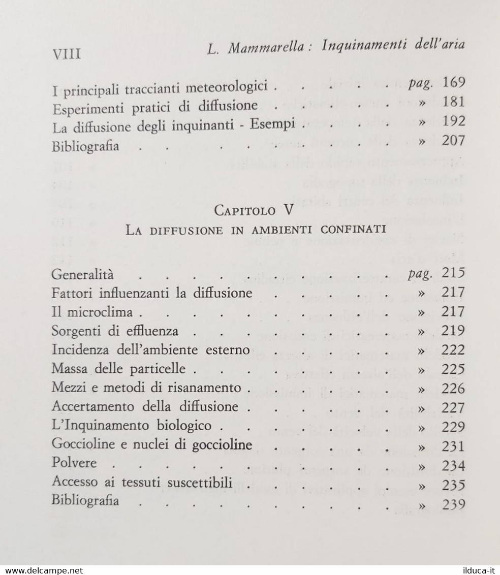 I103806 L. Mammarella - Inquinamenti dell'aria - Il pensiero scientifico 1971