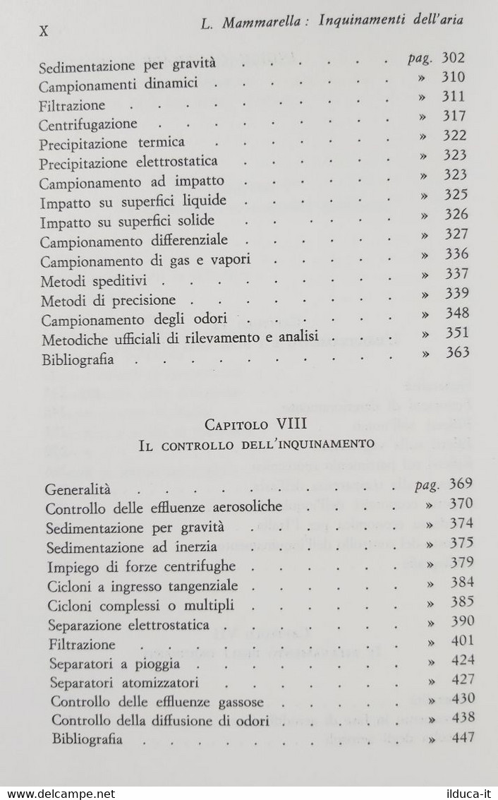 I103806 L. Mammarella - Inquinamenti dell'aria - Il pensiero scientifico 1971