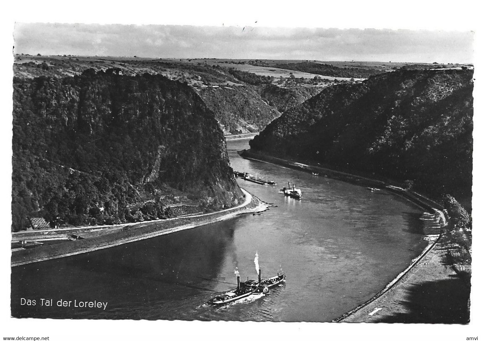 22-3 - 514 Das Tal Der Loreley Bateaux à Roue à Vapeur Sur Le Rhin Hoursch & Bechstedt N°535 - Loreley