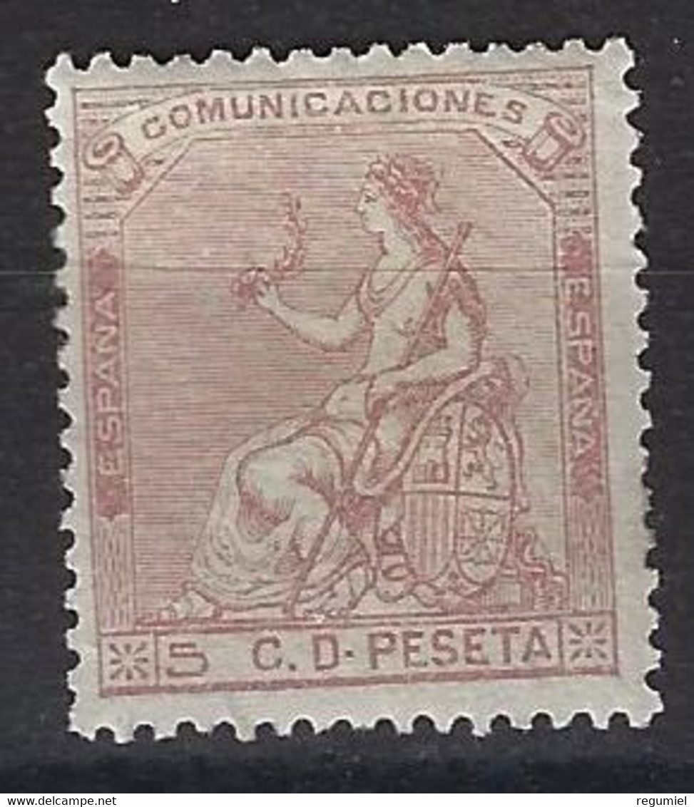 España 0132 (*) Alegoria. 1873. Sin Goma - Unused Stamps