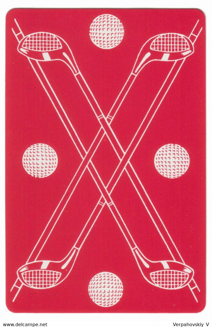 Card Golf LOST BALL, Published By Pepys Games, C.1960. - Otros & Sin Clasificación