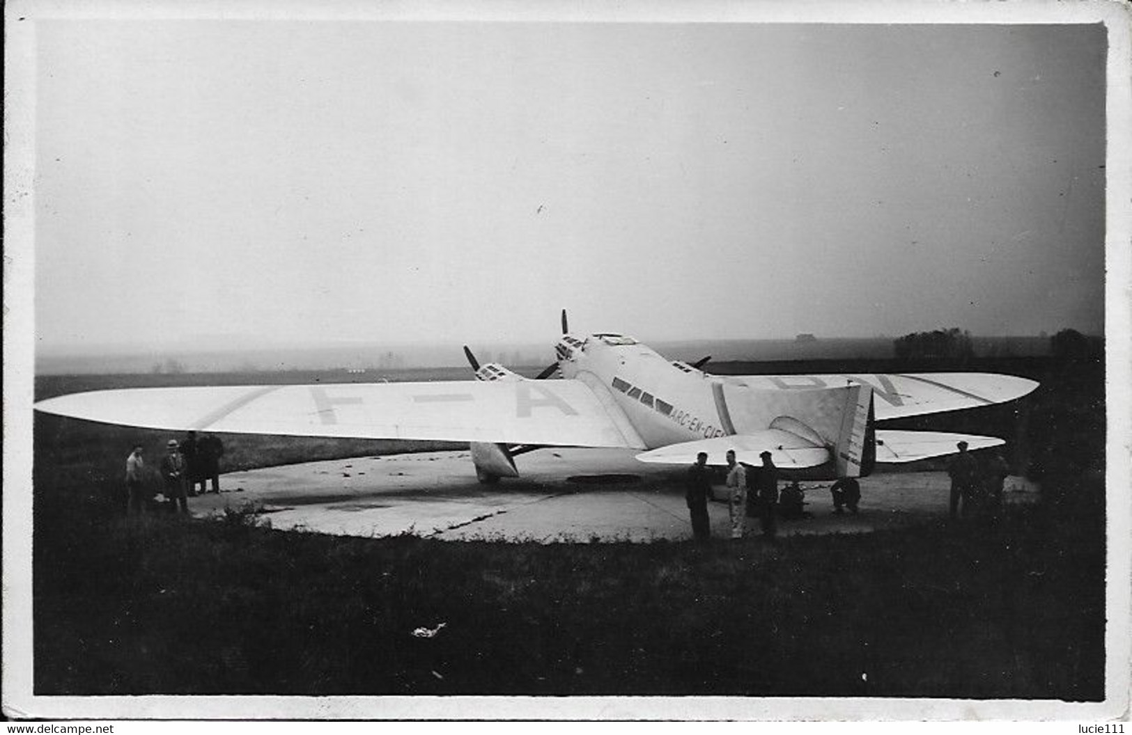 Avion Arc En Ciel Pilote Par Mermoz  Photo Andre Le Bourget En Très Bon état - Other & Unclassified