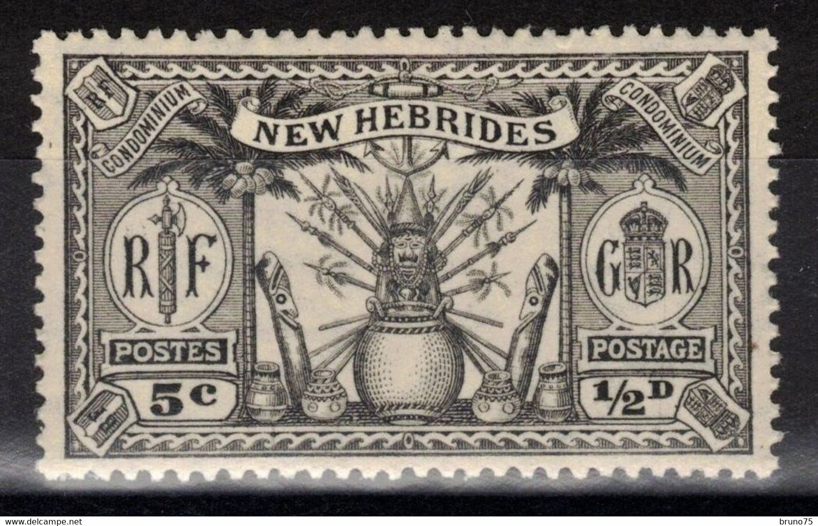 Nouvelles-Hébrides - YT 91 * MH - Unused Stamps