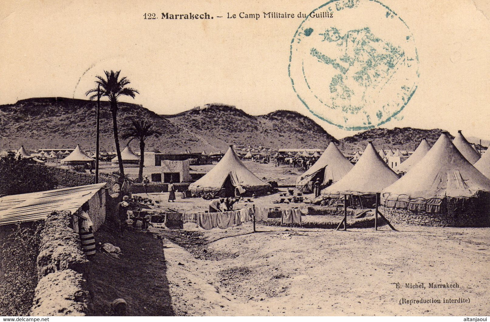 MARRAKECH - 717  2.1 - Le Camp Militaire Du Guilliz. Circ. 1914. - Marrakech
