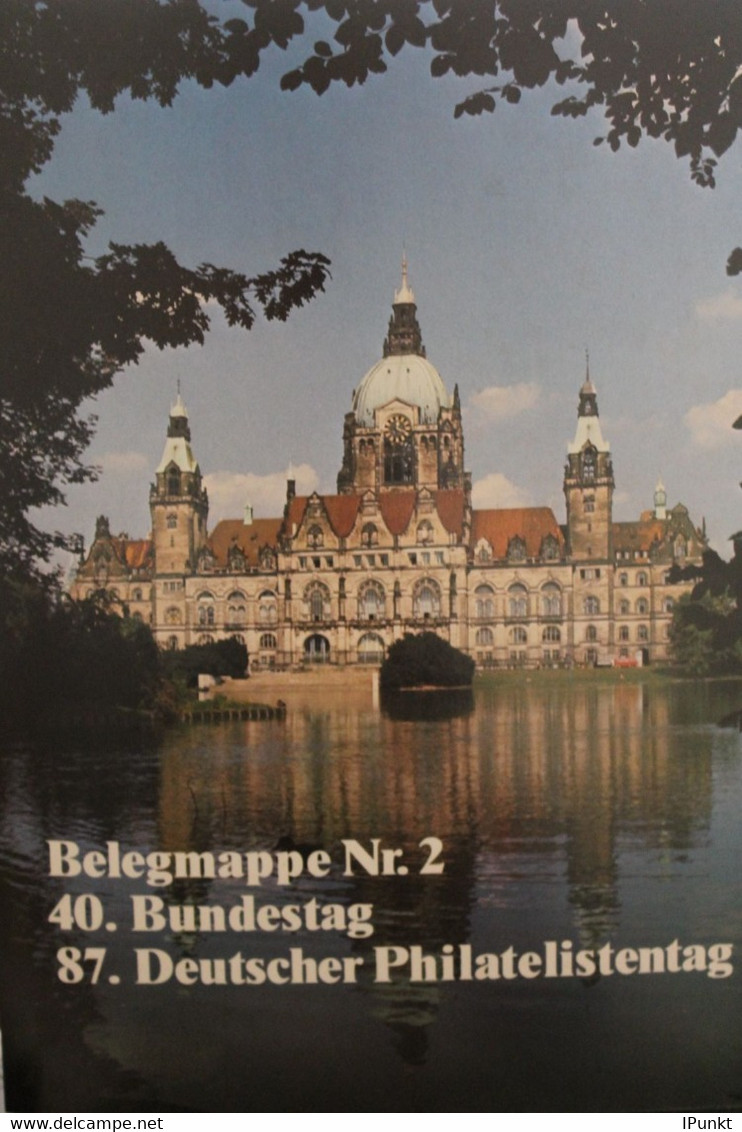 Deutschland 1986; 2. BDPh-Belegmappe; 40. Bundestag; 80 Jahre Luftfahrt In  Hannover - Privatumschläge - Gebraucht