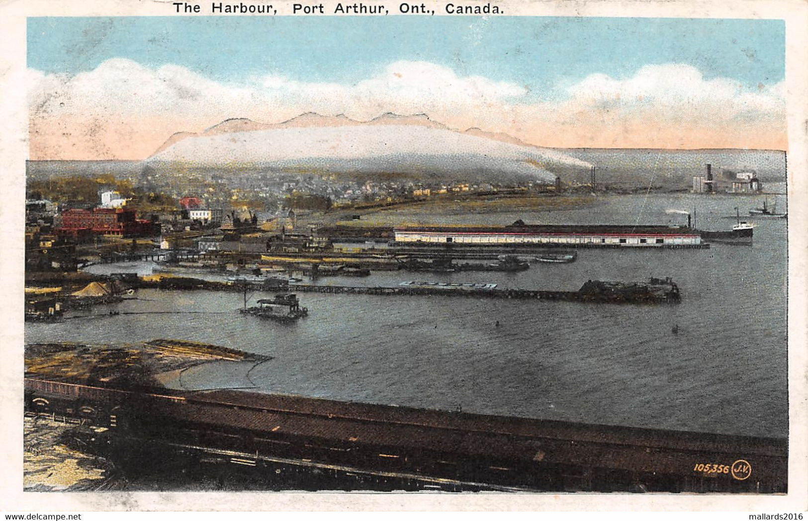 PORT ARTUR - THE HARBOUR - ONTARIO ~ AN OLD POSTCARD #221159 - Port Arthur