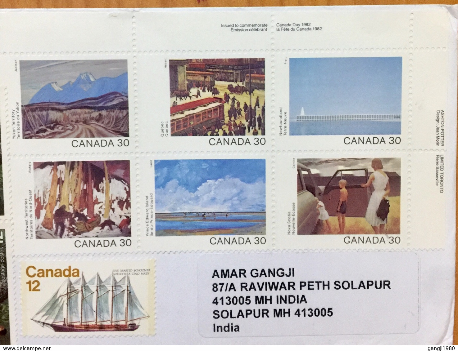 CANADA 2020, CORONA VIROES PERIOD 15 STAMPS ON COVER ALL WITHOUT CANCELLATION,ART PAINTING,NATURE ,LEOPARD,ANIMAL,QUEEN, - Covers & Documents